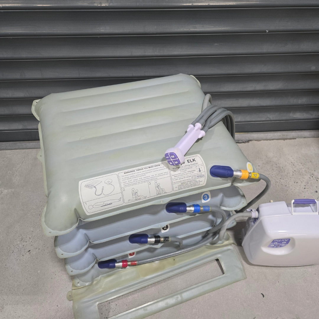Reconditioned Mangar ELK Emergency Lifting Cushion Bleb Kit C + Airflow MK2 Compressor
