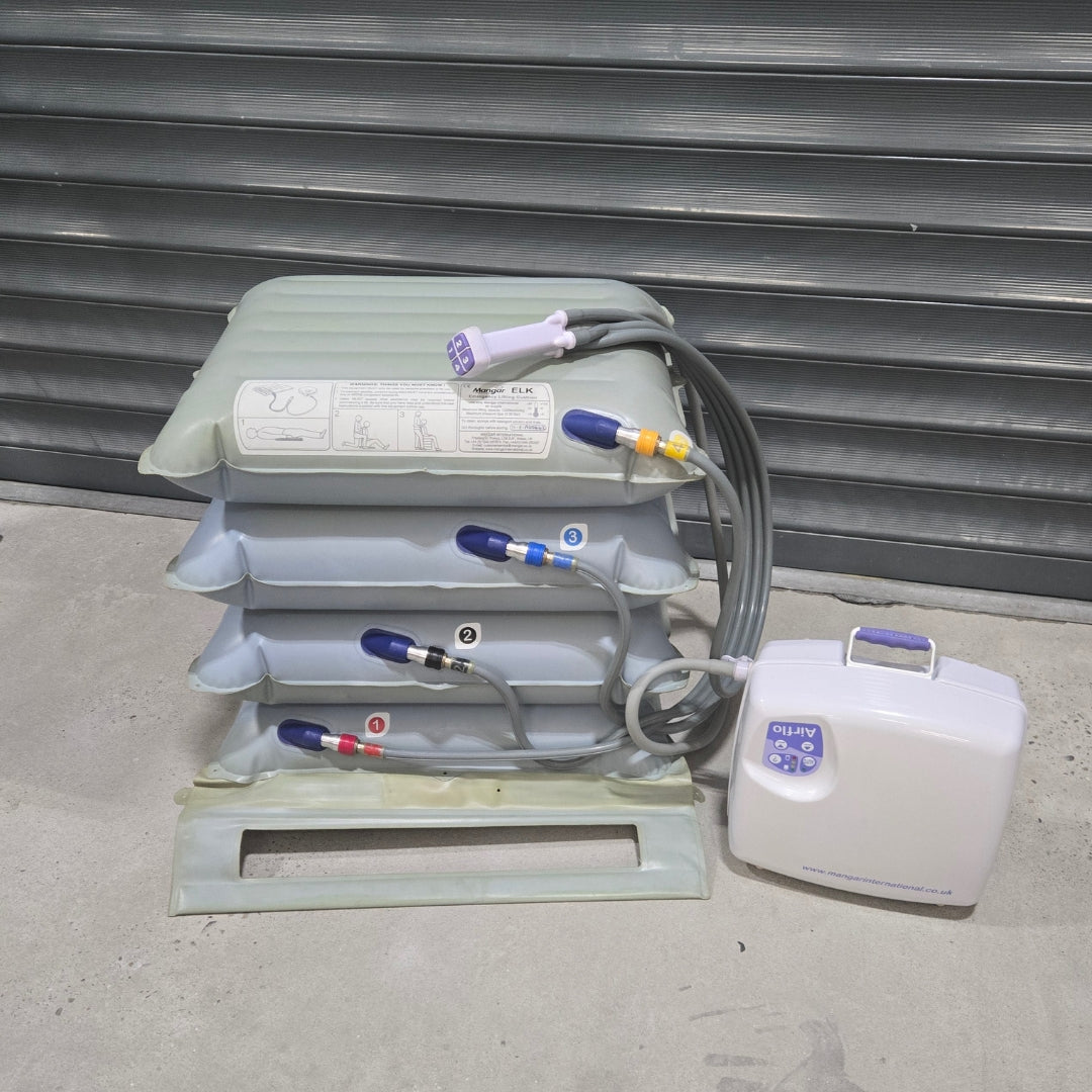 Reconditioned Mangar ELK Emergency Lifting Cushion Bleb Kit C + Airflow MK2 Compressor