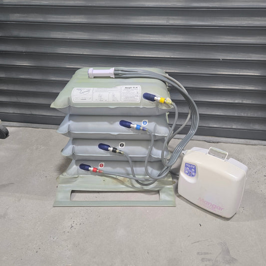 Reconditioned Mangar ELK Emergency Lifting Cushion Bleb Kit D + Airflow MK2 Compressor