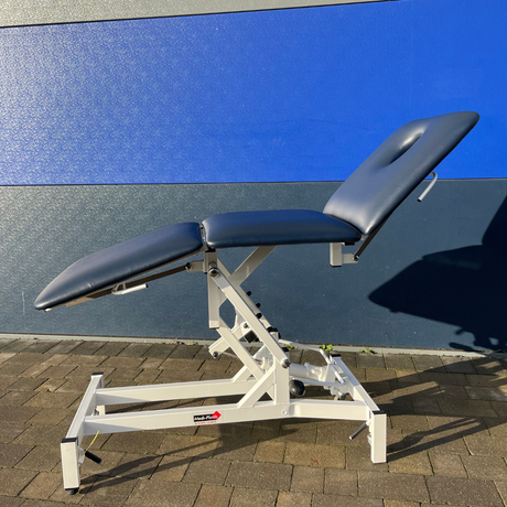 Reconditioned Three Section Hydraulic Medical Physio Treatment Couch with facehole