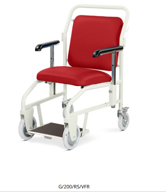 Portering Chair - Rear Steer, Nesting, Sliding Footrest- G/200/RS/VFR