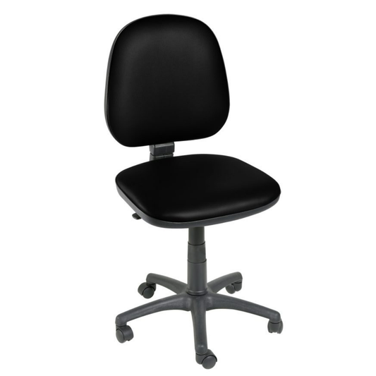 Sunflower - Gas-lift Chair with No Arms | Black
