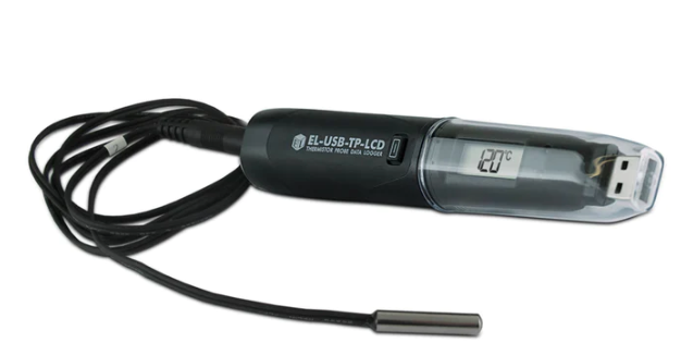 High Accuracy Temperature Probe USB Data Logger with LCD