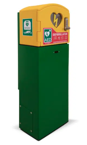 AED Protect Solar Powered Outdoor Defibrillator Cabinet (Locked)