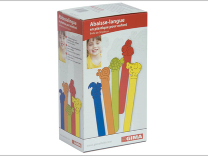 Plastic Paediatric Tongue Depressors Box of 50
