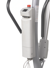 medical equipment lifting hoist on a white background