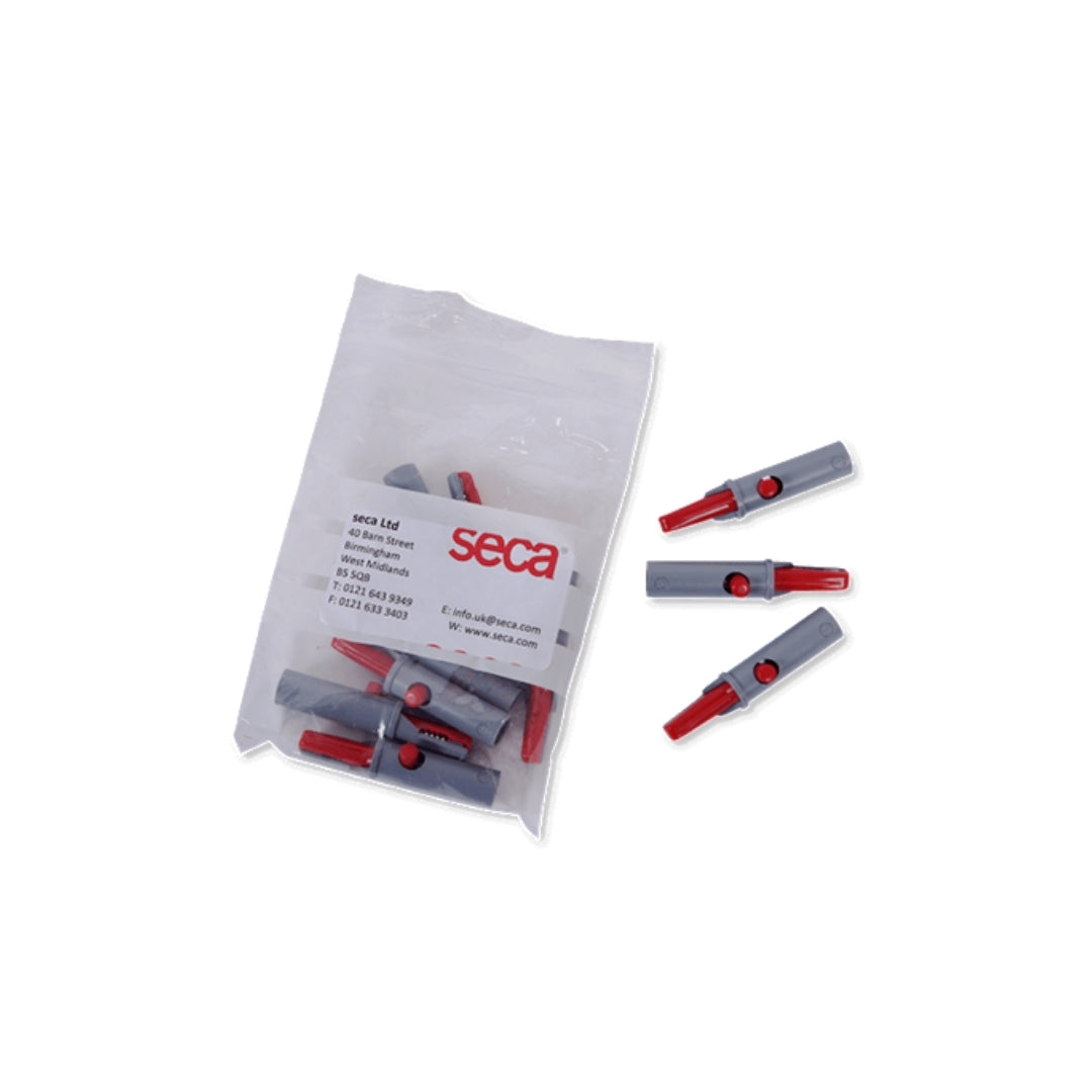 Seca Alligator Clips - 4 mm for disposable electrodes (Pk of 10)