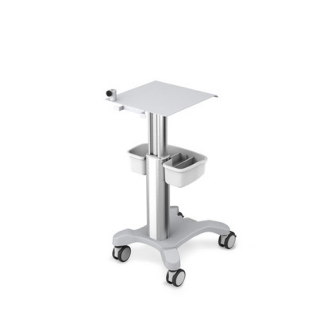 Seca CT500-2 ECG Cart - NEW Height adjustable ECG Cart with hydraulic system press pedal & storage utility bin