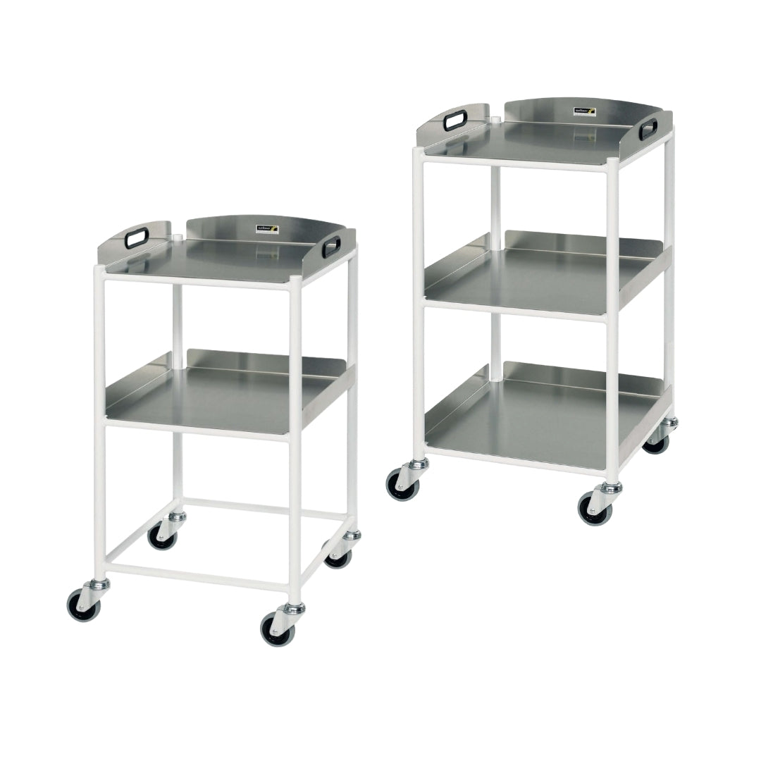 Sunflower Dressing Trolley - Stainless Steel Trays