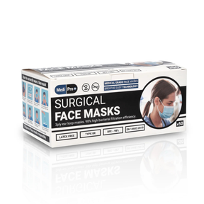 Surgical Face Masks - Type IIR Certified x 50