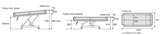 Chiltern TRT3 Shower Trolley- GREY Paediatric measurements 