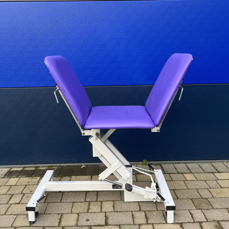 Treatment couch three section hydraulic with no facehole-2