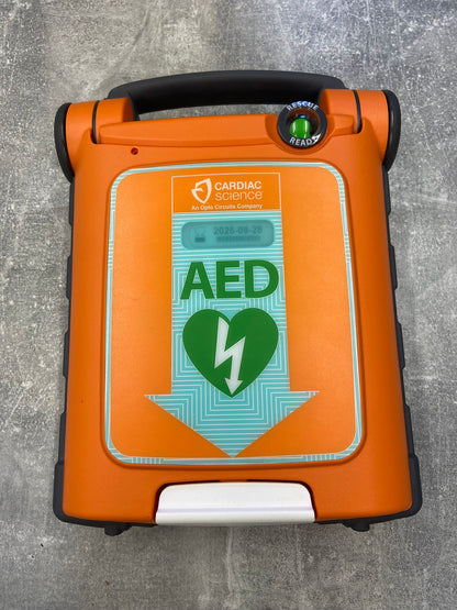 Pre-Owned, Powerheart Cardiac Science G5 AED Semi-Automatic Defibrillator (With new battery & PADS)
