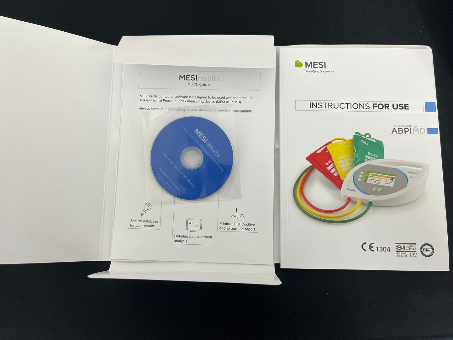 Pre owned MESI ABPI MD including medium cuffs