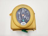 Pre-owned HeartSine 500P Defibrillator with CPR Advisor outer packaging