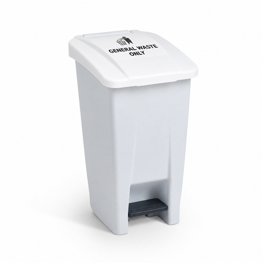 White 60 litre general waste