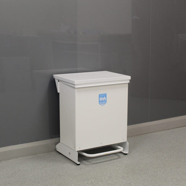 Clinical Waste bin - white
