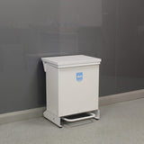 Clinical Waste bin - white
