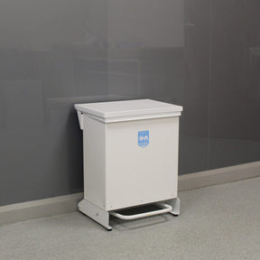 Clinical Waste bin - white
