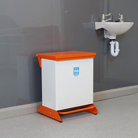 Clinical Waste bin - Orange
