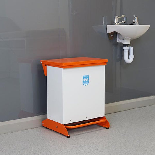 Clinical Waste bin - Orange