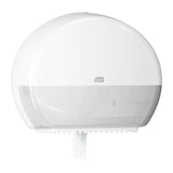 Tork Mini Jumbo Toilet Roll Dispenser White T2