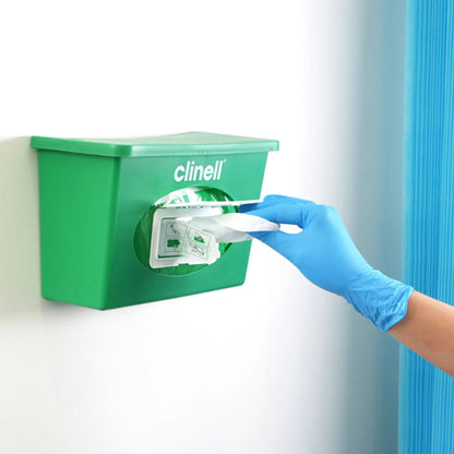 Clinell Universal Wipes Wall Mounted Dispenser - Green