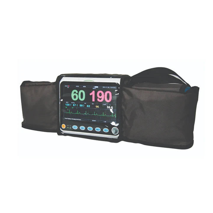 ProAct PC-3000 Patient Monitor(SpO2 Analog, PR, Resp Rate, NIBP, ECG, Temp) Ad sft sensor
