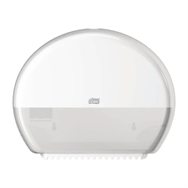 Tork Mini Jumbo Toilet Roll Dispenser White T2