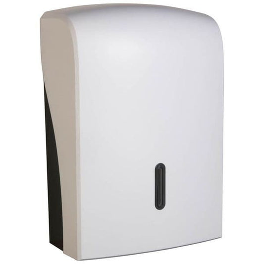 Large Handtowel Dispenser- White and Grpahite