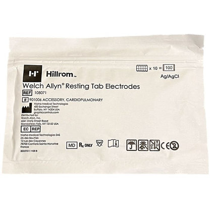 Hillrom resting tab electrodes (Pack of 100)