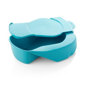 hospital bed pan with lid