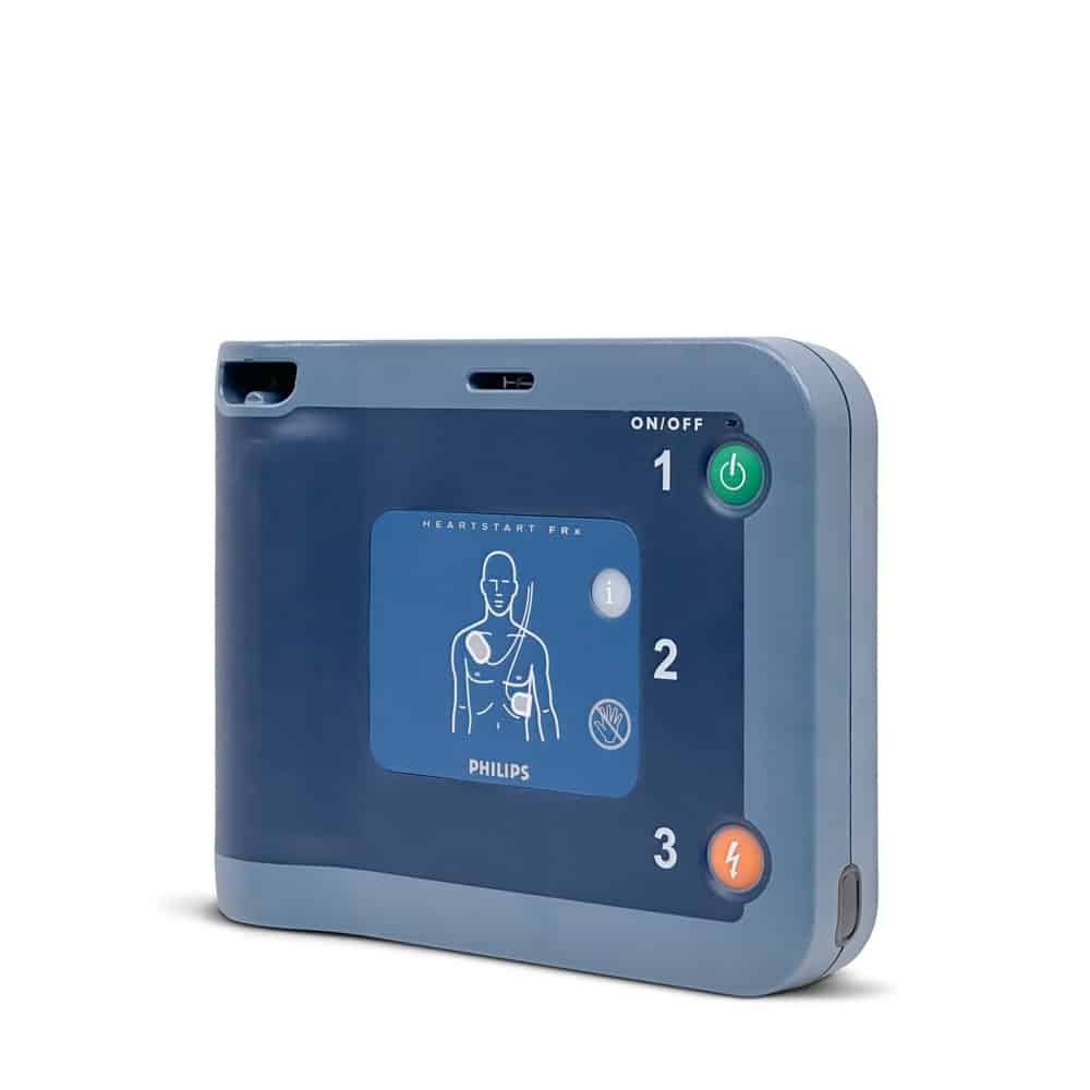 Philips - Heartstart FRX Semi Automatic Defibrillator inc battery and pads and optional case and infant key