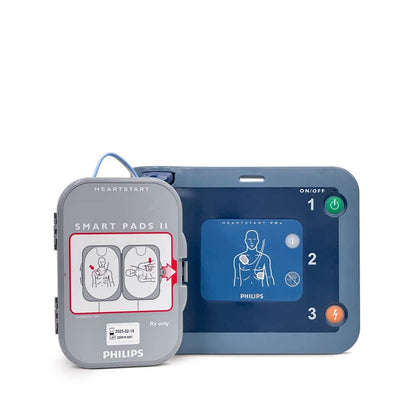Philips - Heartstart FRX Semi Automatic Defibrillator inc battery and pads and optional case and infant key