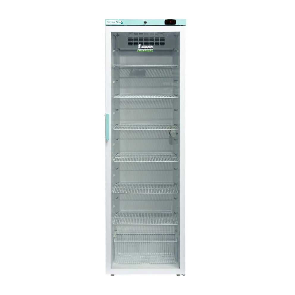 Lec PPGR400BT-UK Medical Fridge – Glass Door – 389 Litre