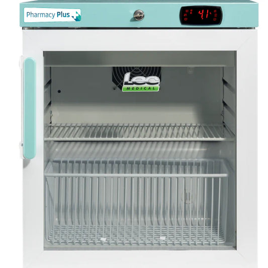 Lec Medical 47 Litre Glass Door Countertop Fridge - PPGR47BT-UK