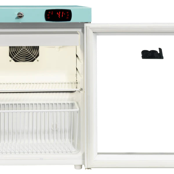 Lec Medical 47 Litre Glass Door Countertop Fridge - PPGR47BT-UK