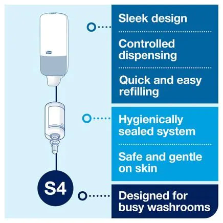 Tork 1 Litre Foam Soap Dispenser White S4 - 561500