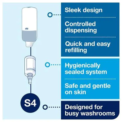 Tork 1 Litre Foam Soap Dispenser White S4 - 561500