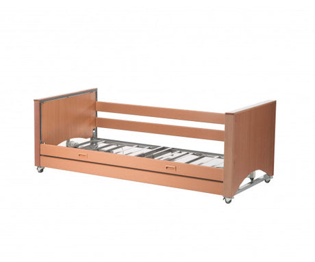 product-hero invacare medley ergo low bed - with side rails