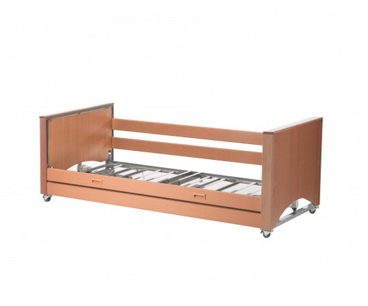 INVACARE MEDLEY ERGO LOW BED- W safety rails