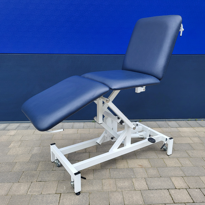 Reconditioned Three Section Hydraulic Medical / Physio / Treatment Couch