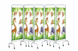 Sunflower - 5 Panel Mobile Folding  Screen