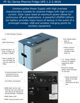 Vaccine Fridge  UPS- PF1200S-Li - specifications 