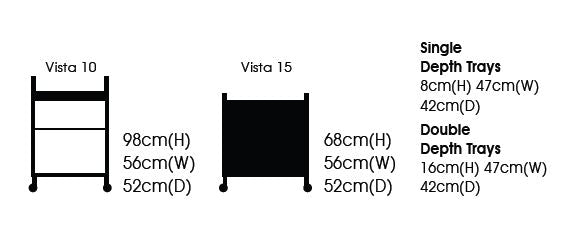 Sunflower - VISTA 10 Economy Multi Purpose Trolley