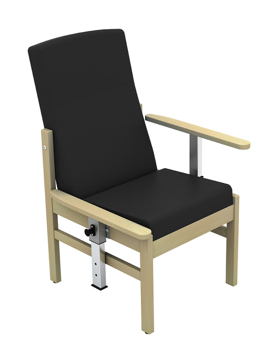 Sunflower - Atlas Patient Mid Back Arm Chair with Drop Arms