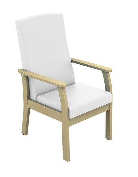 Sunflower - Atlas Patient Mid Back Arm Chair white