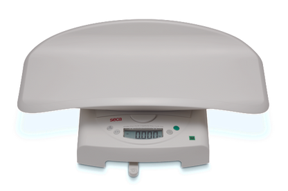 Seca 385 - 2-in-1: Digital class III lightweight & portable baby scale & flat scale for toddlers with high capacity - Approved by the Child Growth Foundation