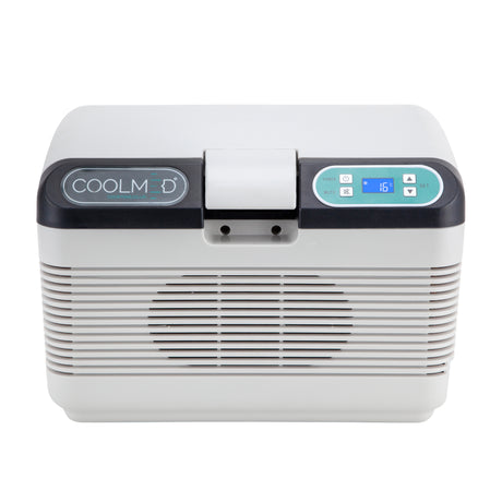 Coolmed Portable Powered Vaccine Carrier Medical Cool Box - 12L - closed view