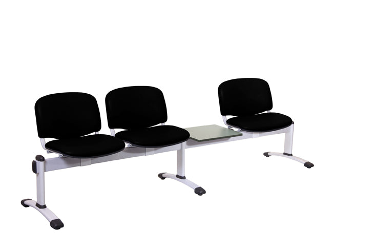 Sunflower - Visitor 4 Section Module - Incorporating 3 Seats/Backs & 1 Magazine Table